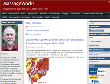 Tablet Screenshot of massageworkstn.com